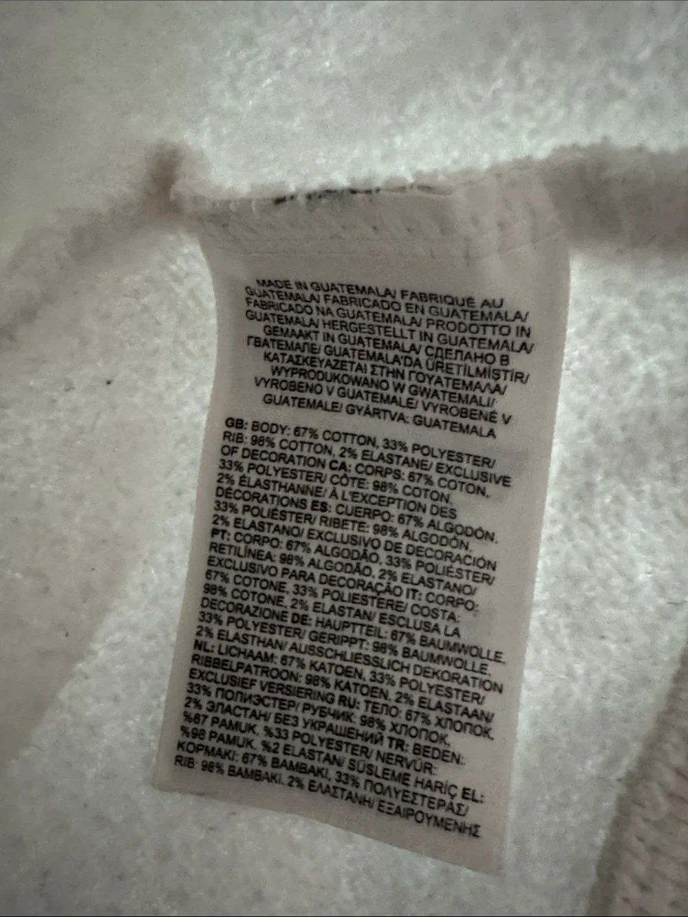 The North Face Men's White Hooded Pullover with Small Logo